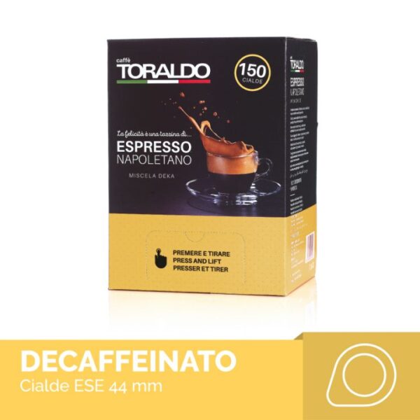 450 Cialde Caffè Toraldo Miscela Decaffeinato Dek